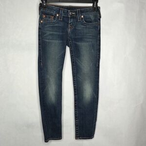 True Religion Dark Blue Skinny Jeans